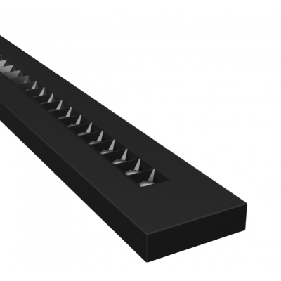 Lampa Oprawa sufitowa biurowa WLD PLANK 20W/30W/40W CCT 230V 40° IP20 1195X100X25 czarny (WLD+20010)